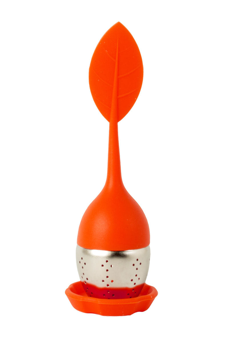 Silicone and Stainless Steel Leaf Tea Strainer