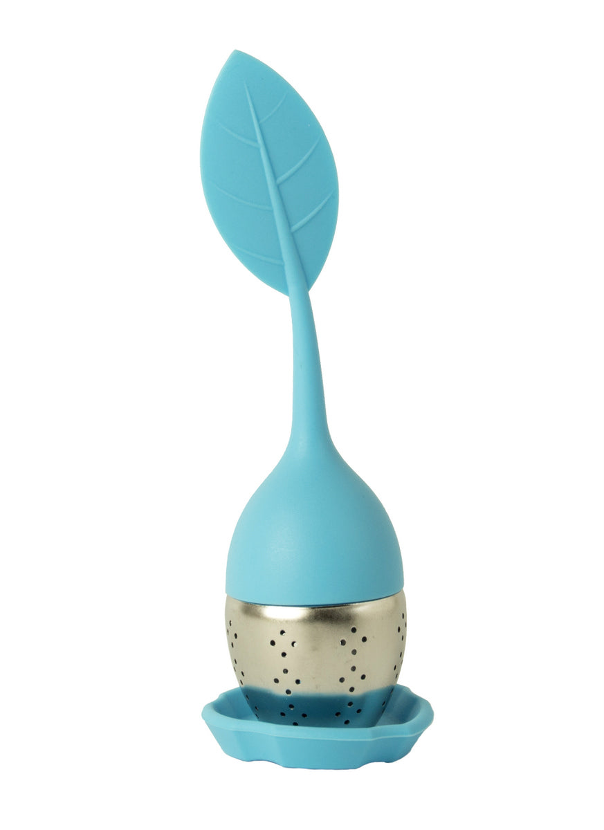 Silicone and Stainless Steel Leaf Tea Strainer